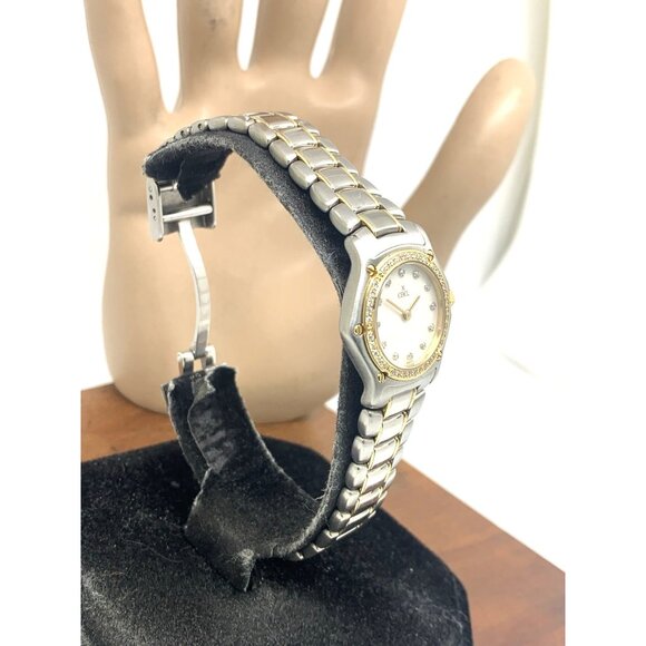 Ebel Women's Watch Swiss Quartz Diamond Mother of Pearl Dial Two Tone 18k Steel - Picture 14 of 14